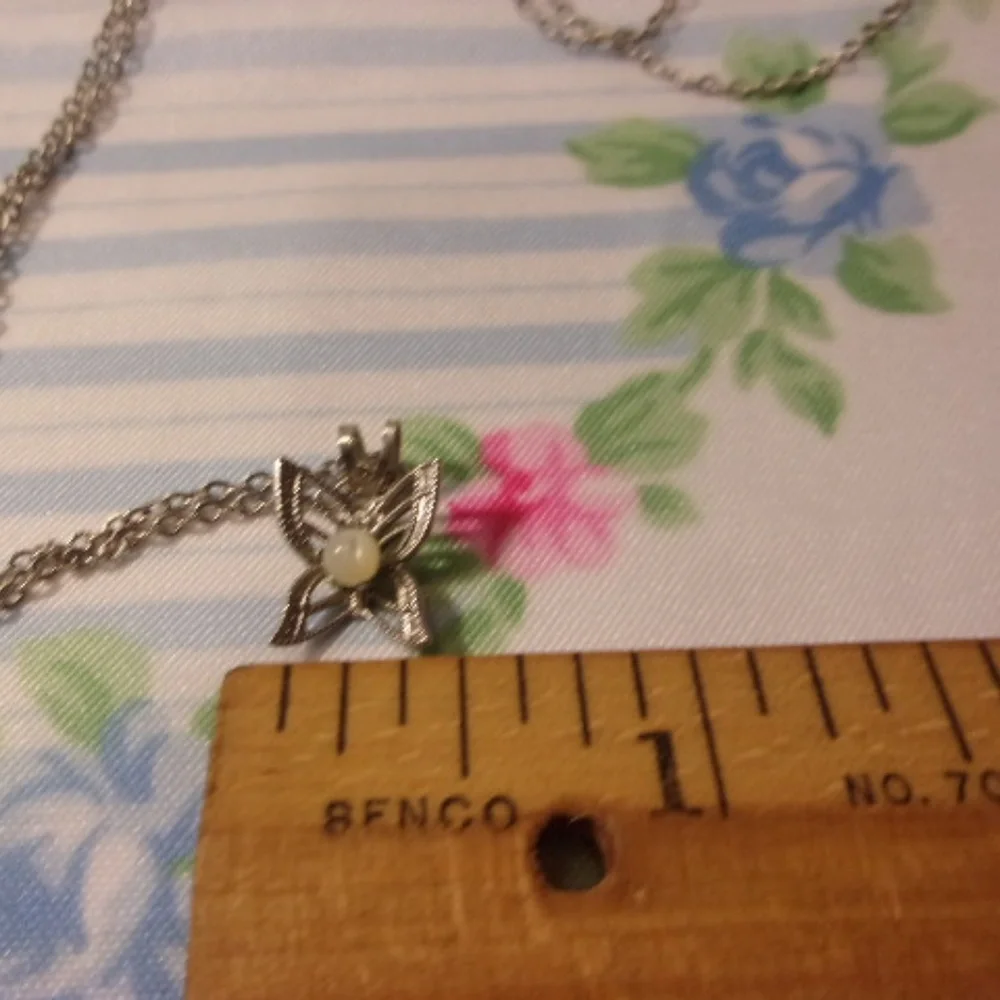 Vintage silver tone
